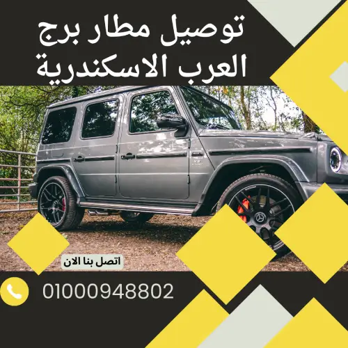 توصيل مطار برج العرب الاسكندرية